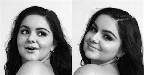 Ariel Winter Poses Topless In Unretouched Photos And Talks